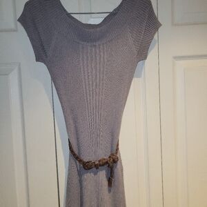 Sweater Dress,Gray,Small/Medium
